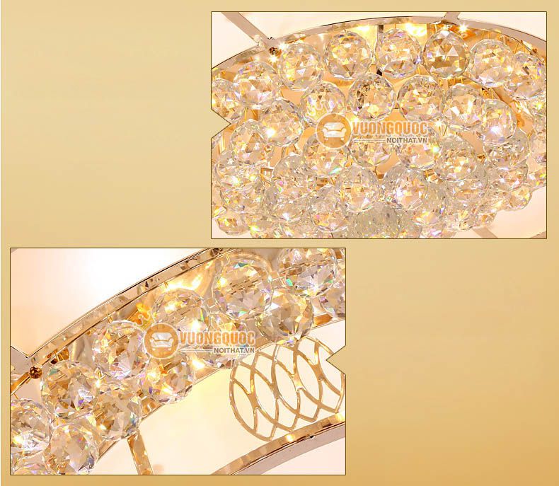 Đèn ốp trần bánh tiêu đẹp cho phòng khách CM260-5